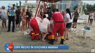 Stirile Kanal D (25.06.2020) - Copii inecati in statiune Mamaia in ciuda steagului galben arborat