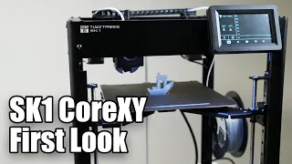 Two Trees SK1 CoreXY 3D Printer Unboxing, Set Up, and First Impressions