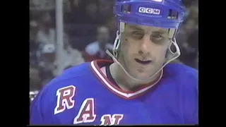 New York Rangers Washington Capitals January 4th, 1996 Highlights
