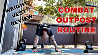 My Routine From Afghanistan- Body Armor Calisthenics Circuit