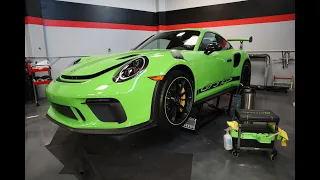 2019 PORSCHE 991.2 GT3RS LIZARD GREEN PICKUP + FULL CAR XPEL PPF WRAP