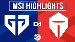 GEN vs TES Highlights ALL GAMES | MSI 2024 Upper Bracket R2 | Gen.G vs TOP Esports