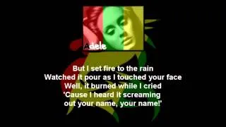 Adele   I Set Fire To The Rain Reggae Version   Com Letra em HD