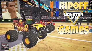 Playing RIPOFF Monster Jam Games From The App Store 2022 (KIND OF GOOD?!)