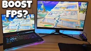 Does External Monitor Boost Laptop FPS?