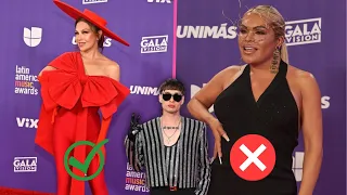 LOS LOOKS MAS FEOS DE LOS LATIN AMERICAN MUSIC AWARDS 2024