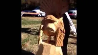 Chainsaw Turkey carving