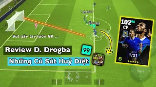 Trải Nghiệm Quái Vật Bờ Biển Ngà D. Drogba Trong eFootball Mobile // Những Pha Bắn Tỉa Cực Uy Lực