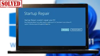 [3 Methods] How to fix Startup Repair and Automatic Repair Loop Problems in Windows 10/11