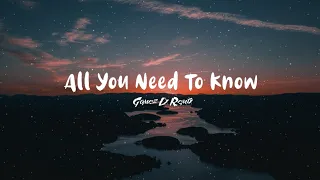 All You Need To Know (Gomez Lx Remix)