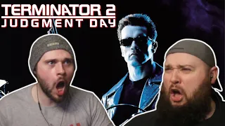 TERMINATOR 2: JUDGEMENT DAY (1991) TWIN BROTHERS FIRST TIME WATCHING MOVIE REACTION!