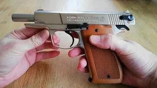 Röhm RG Modell 725 9mm PAK Nickel/Holz Schreckschußpistole #2 - VERKAUFT