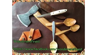 The Triple-C Method of Spoon Carving - by - Woodsmans Finest  (Axe Work Part I)