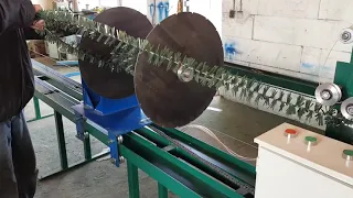 Станки для производства зеленых заборов из пвх пленки. Grass fence machine. Grass wire machine