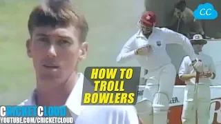 Funniest Bravest Batting Ever | Courtney Walsh Trolling Aussies with Funny Gestures !!