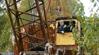 Запускаем старый кран! Зарабатываем на новый проект сдачей металла!