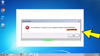 Как исправить ошибку Your Windows 7 system is too outdated. Please install KB4534310 Roblox ✅