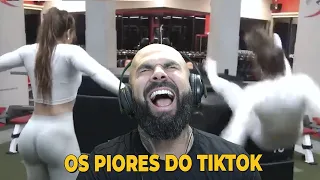 REAGINDO AOS TREINOS NA ACADEMIA MAIS BIZARROS DO TIKTOK