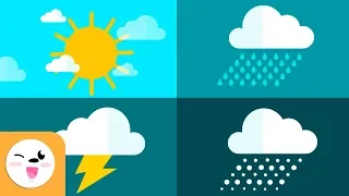 The weather for kids | Learn vocabulary in English | New vocabulary for kids