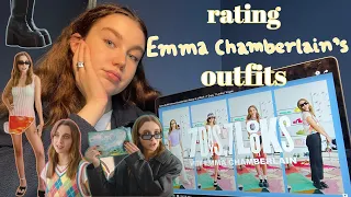 RATING every outfit Emma Chamberlain wears in a week *reacting to her 7 days, 7 looks VOGUE video*