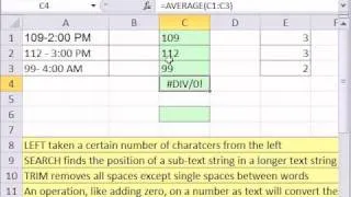 Excel Magic Trick 706: Extract Number From Cell With A Time, A Dash and A Number