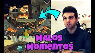 RECOPILACIÓN DE LOS MALOS MOMENTOS DE VEGETTA777 EN MINECRAFT