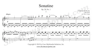 Kuhlau : Sonatina Op. 20, No. 1 (1/3 : Allegro)