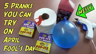 5 Mean Pranks You Can Do On April Fools' Day - HOW TO PRANK (Evil Booby Traps For Easter)