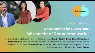 Tag der Klimademokratie 2024, Unser Auftakt im Livestream – wir machen Klimademokratie