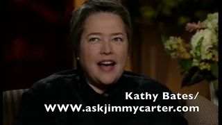 Oscar Winner Kathy Bates talks about Dolores Claiborne with Jimmy Carter