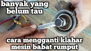how to replace a tripe machine that is already funny/loose #caraatasi#rumahklahar#machine tripe