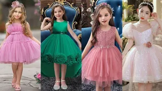 Latest party wear baby dress designs for girls || Fancy dress design || Baby dress design picture