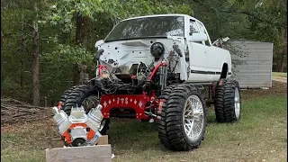 Putting a Big Block 540 in a 20” Lifted Chevy