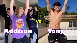 Addison Rae vs Tony Lopez | TikTok Dance Compilation