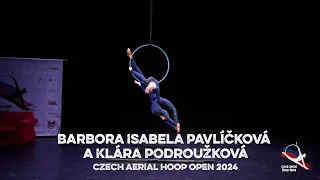 Czech Aerial Hoop Open 2024 - Barbora Isabela Pavlíčková a Klára Podroužková