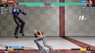 Kof 15 - Vanessa safe jump [Dash, Hyper jump]