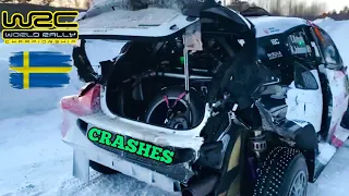 WRC Rally Sweden 2023_Crashes and Mistakes Compilation