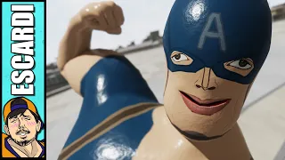 Captain America Stops Bucky Helicopter [ Fandub Español ]