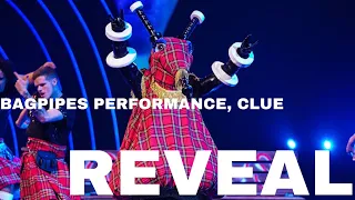 Bagpipes Performances, Clues and Reveal (Masked Singer UK)