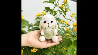 How To Embroider Little Bunny Faces - Amigurumi