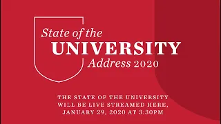 2020 State of the University Address