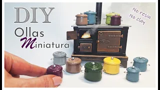 DIY OLLAS en Miniatura muy FÁCILES / miniature cooking pot