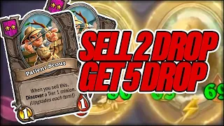 2 Drop Discovers Game Defining 5 Drops | Dogdog Hearthstone Battlegrounds