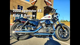 2020 HD Sportster 48 First Ride & Review! | Easily Top 3 Favorite Cruiser! Ep. 9