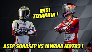 LAWAN JAWARA MOTO3 !! SKILL ASEP SEMAKIN TERUJI !! - MOTOGP 24 CAREER 3