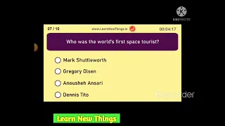 Space Quiz - Part 2 ||10 Questions ||General Science || LEARN NEW THINGS ||