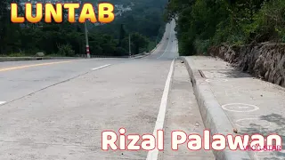 The steepest road of Rizal Palawan