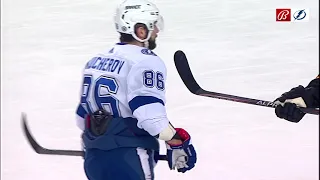 Nikita Kucherov gets angry and slashes Weegar from Flames (21 jan 2023)