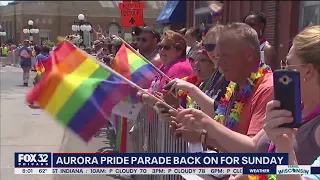 Aurora Pride Parade officially back on for Sunday