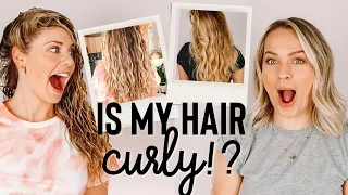 Wait… IS MY HAIR ACTUALLY CURLY?! - Kayley Melissa